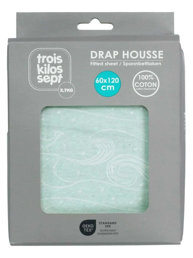 Drap housse   Vert