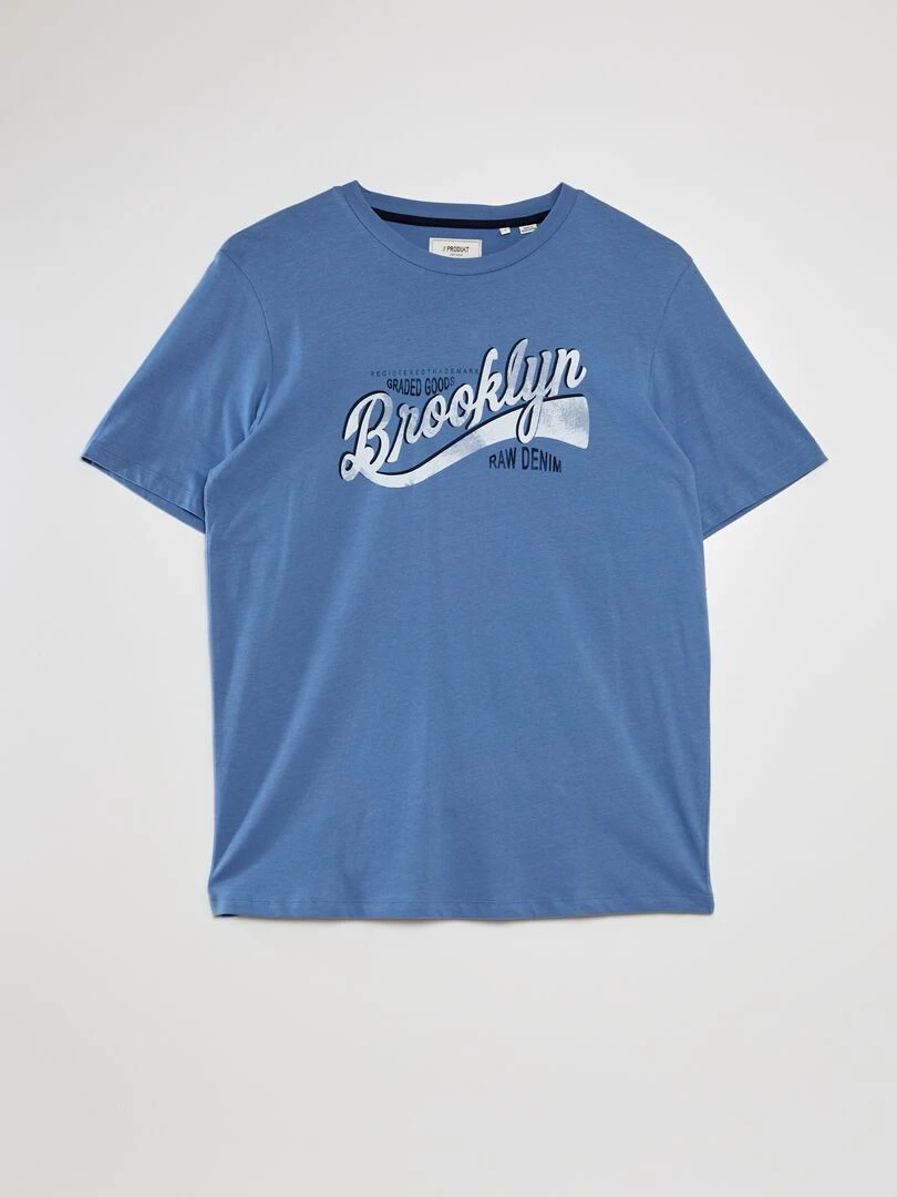 T shirt à col rond 'Produkt' Bleu