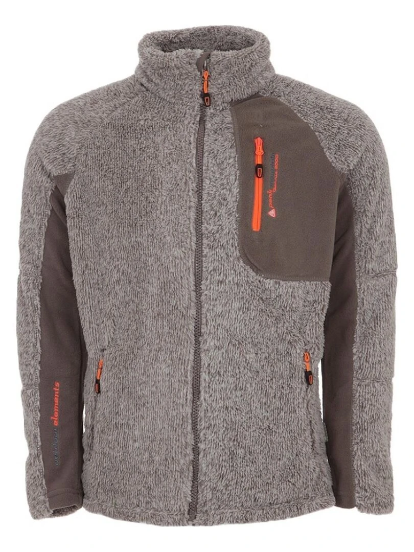 Polaire homme CAMERIS PEAK MOUNTAIN Gris taupe