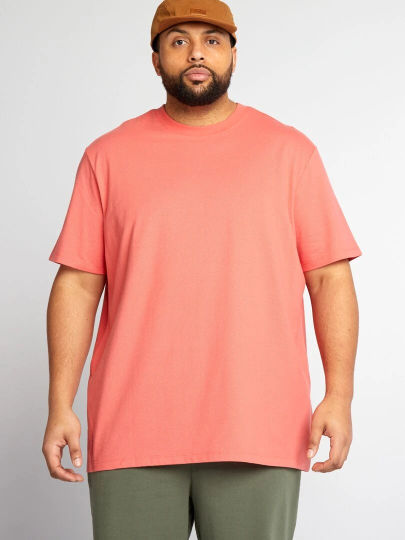 T shirt stretch manches courtes   Orange