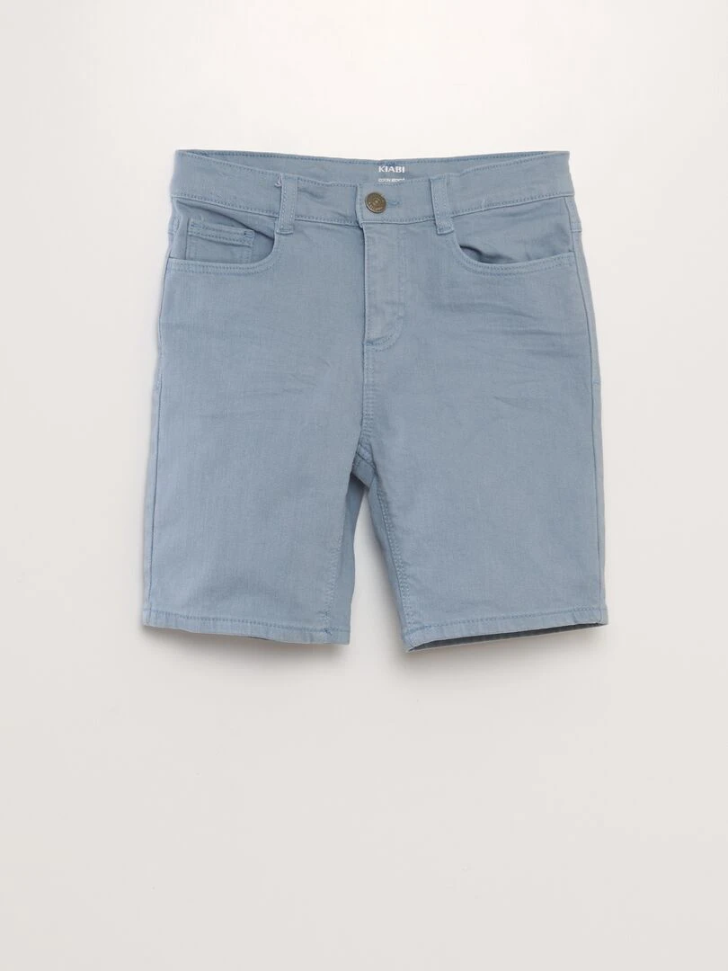 Bermuda en jean Bleu gris