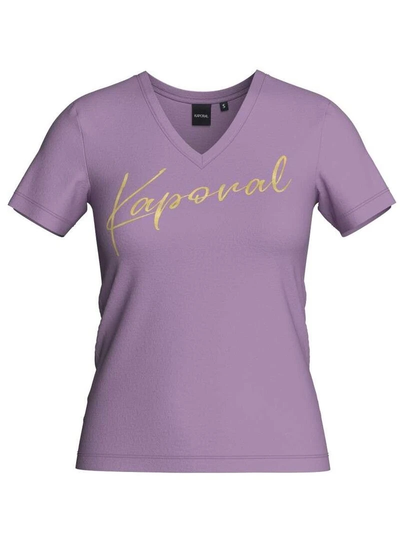 KAPORAL   T shirt col rond   Violet