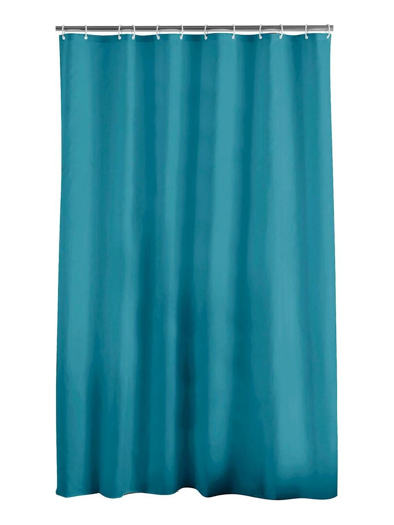 Rideau de douche Collection Essencias Bleu pétrole
