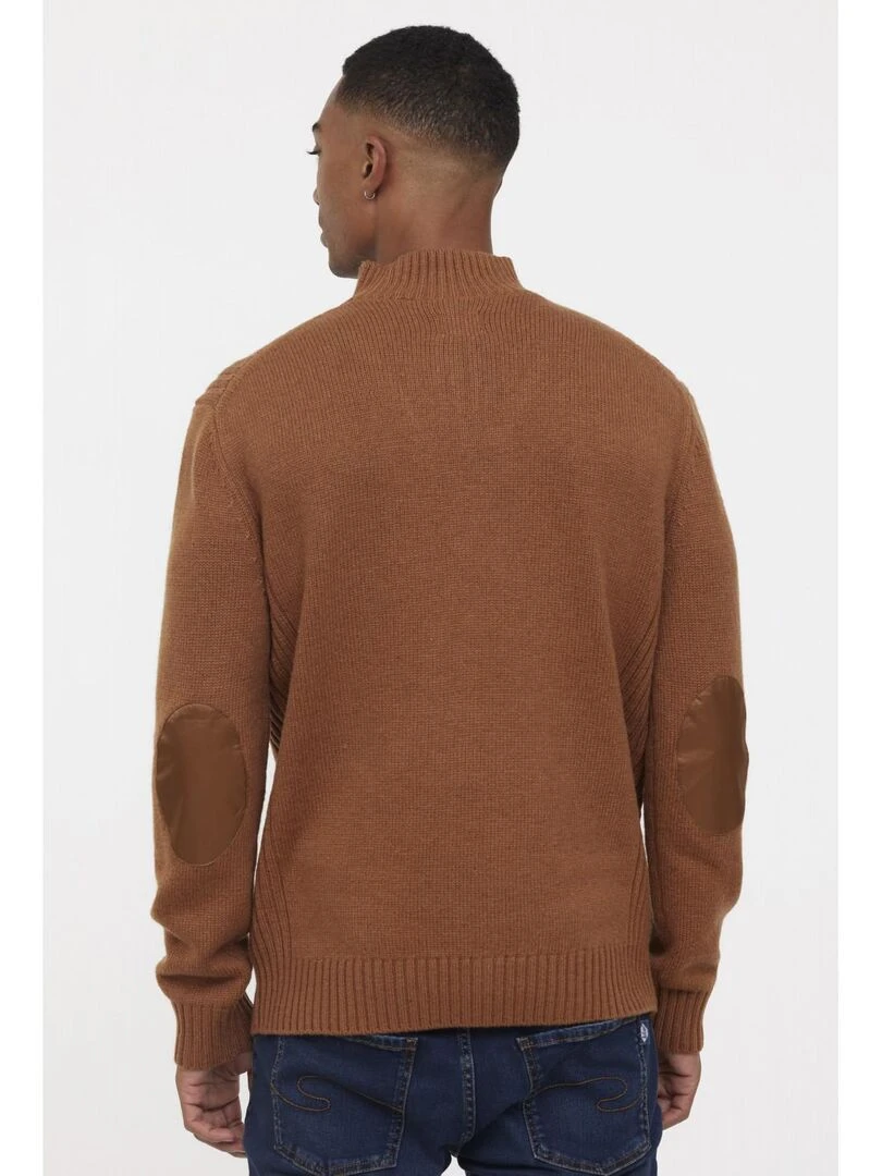 Lee Cooper   Pull manches longues polyester regular CHAR   Camel