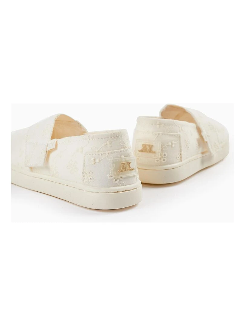 Espadrilles avec Broderie Anglaise pour Fille  MATISSE   Blanc