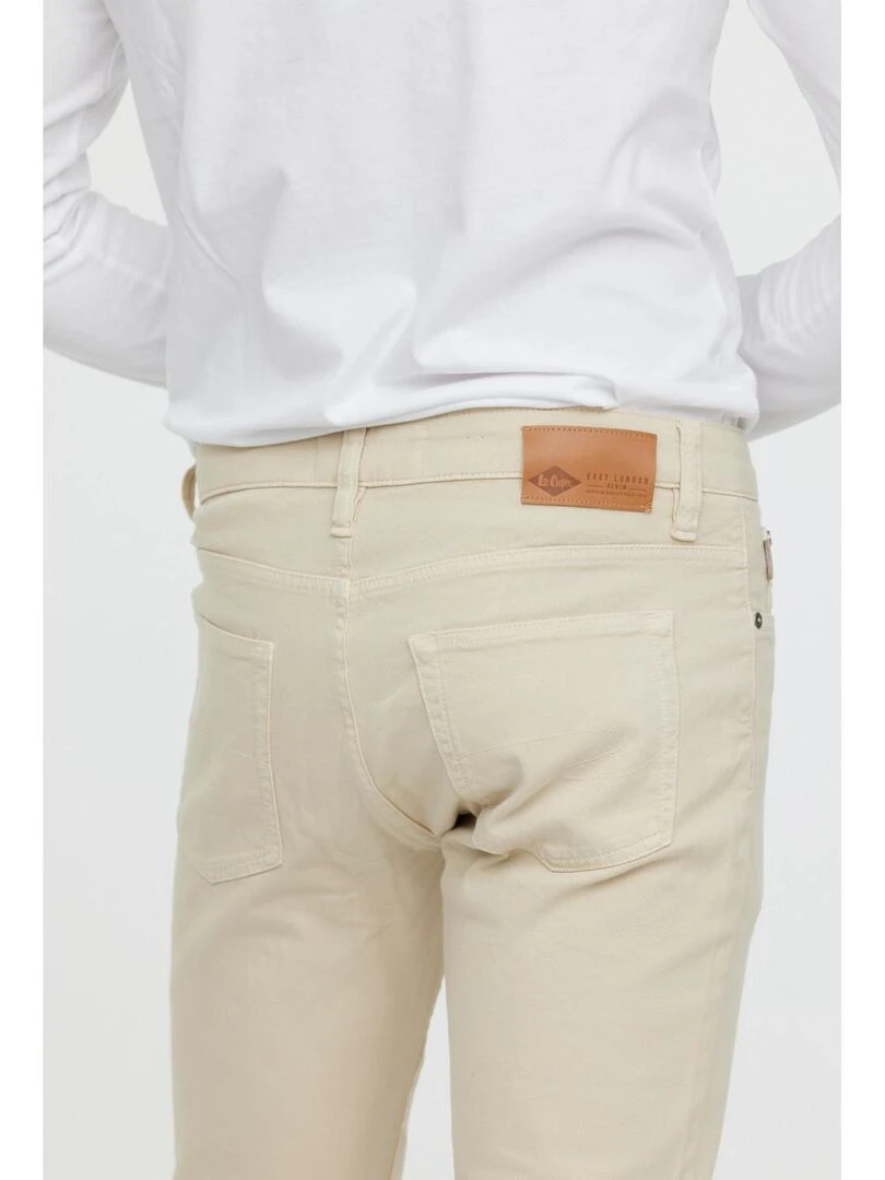 Lee Cooper   Pantalon coton straight LC126ZP   Beige
