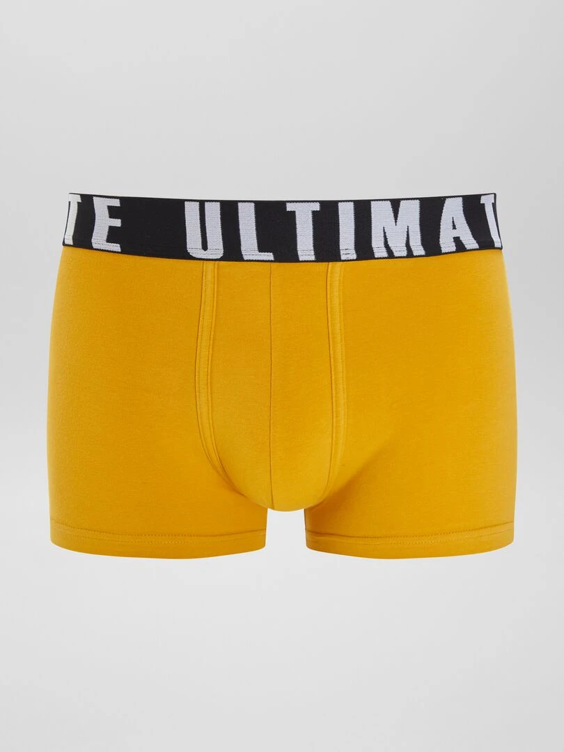 Lot de 3 boxers fantaisie   Bleu/jaune