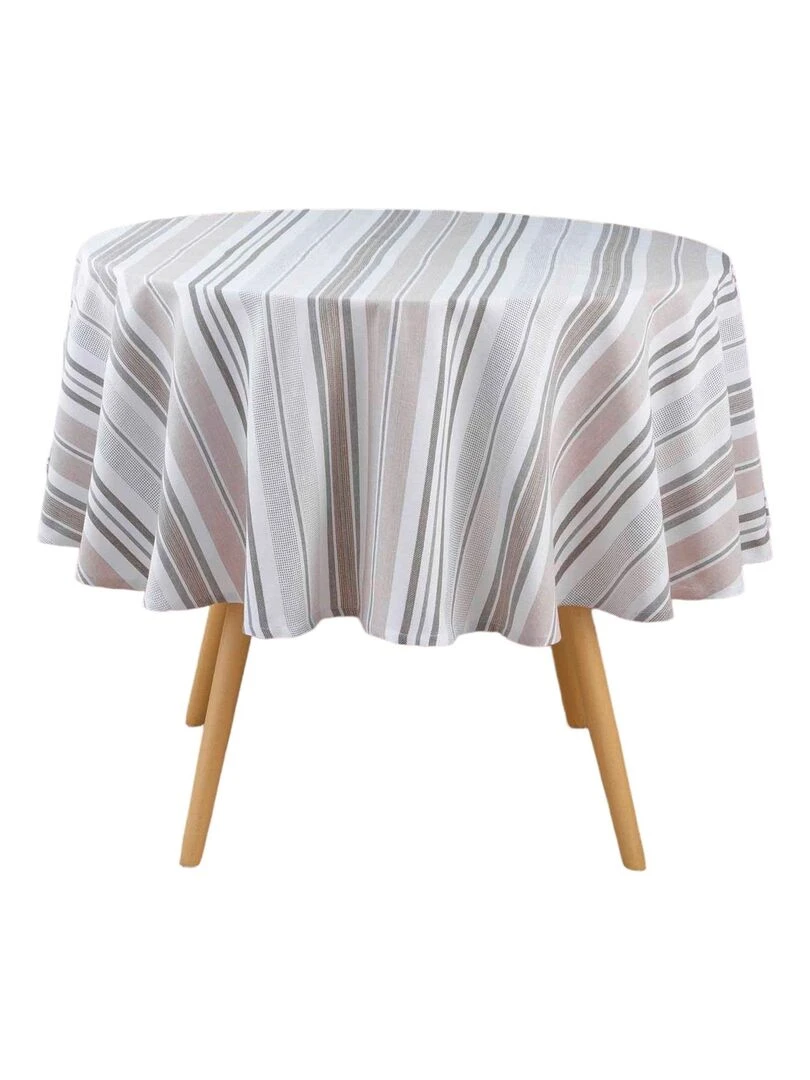 Nappe ronde 180 cm Melina Blanc