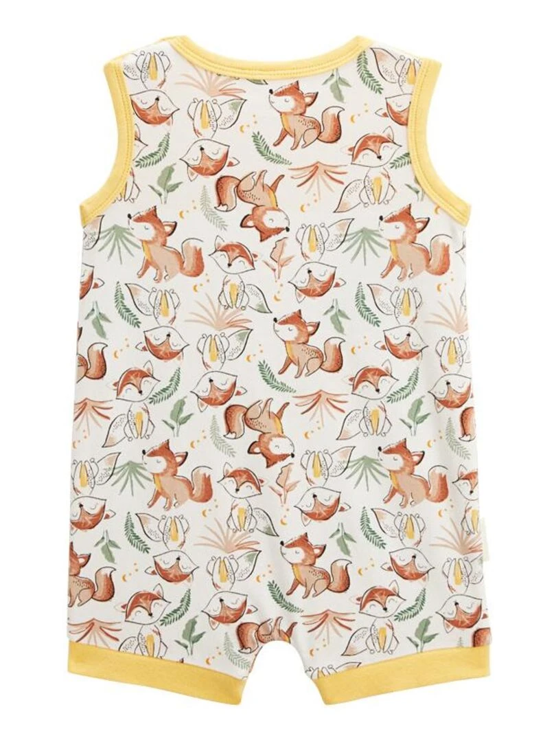 Barboteuse bébé Petit Envahisseur   Jaune