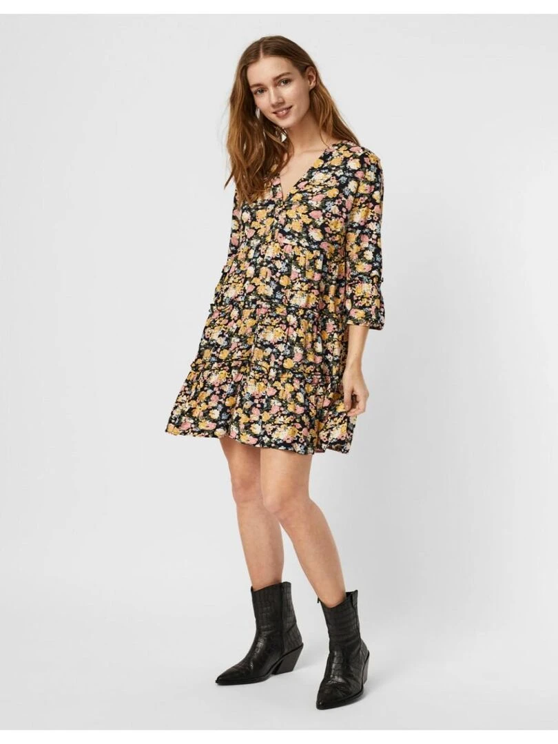 Robe courte Vero Moda Bleu marine