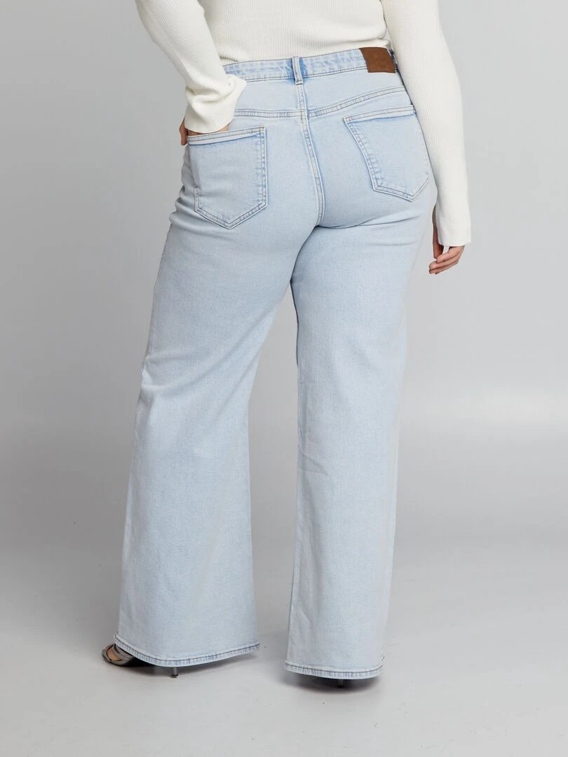 Jean wide leg / large   Bleu