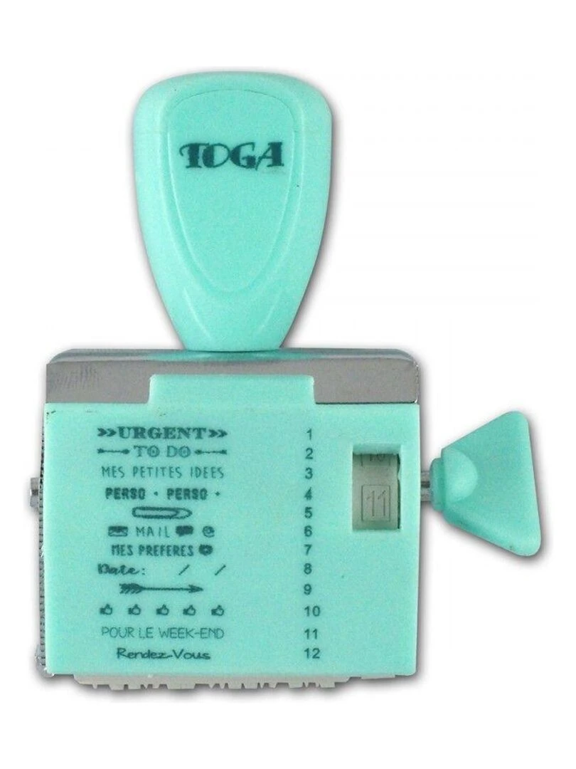 Tampon encreur à messages avec molette N/A