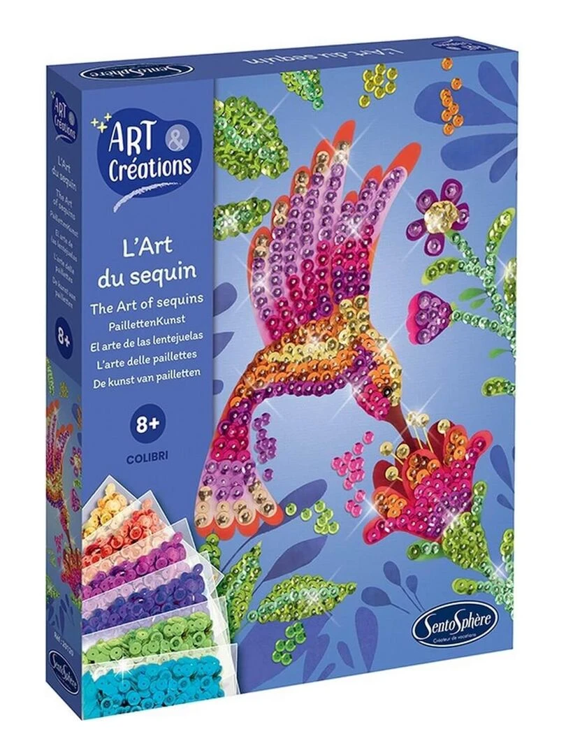Art et creations l art du sequin Colibri N/A