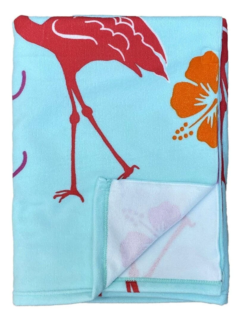 Serviette de plage microfibre Kamarina 90x170 250g/m²   Rose