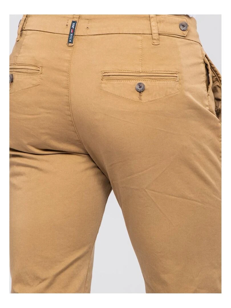 Pantalon chino CALES   Marron glacé