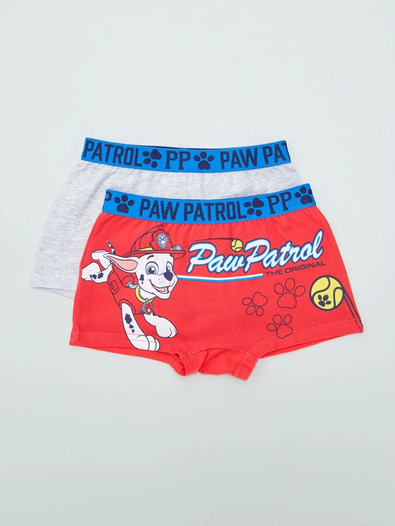 Lot de 2 boxers 'Pat Patrouille' Rouge