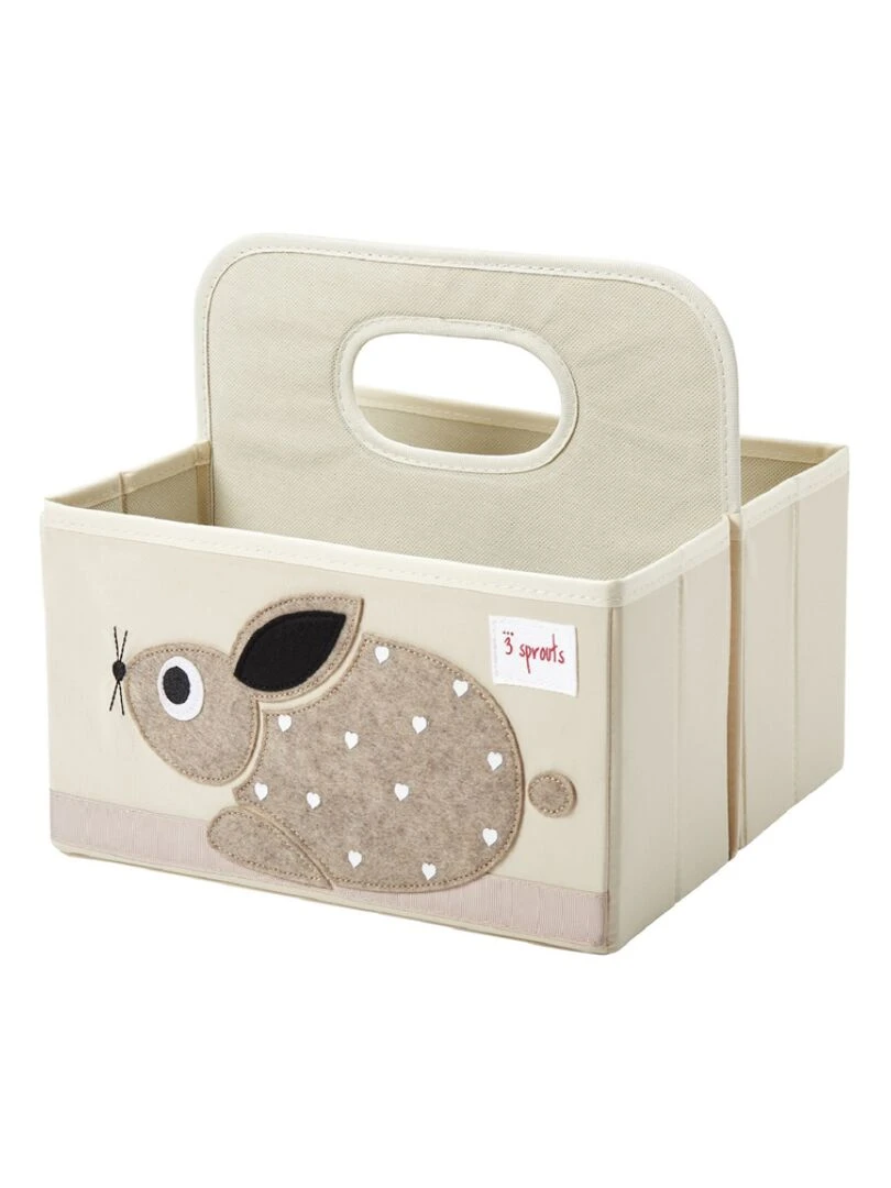 Panier de toilette Lapin (28 x 25 x 25 cm) Beige
