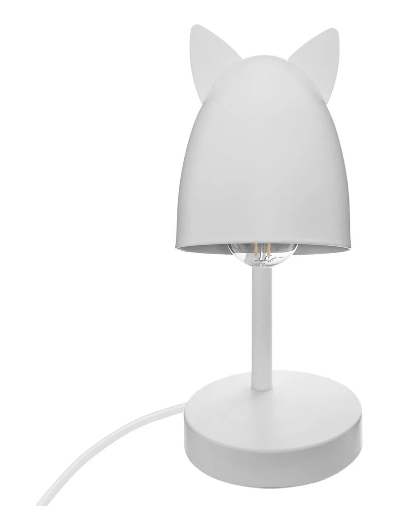 Lampe oreilles métal blanc Blanc