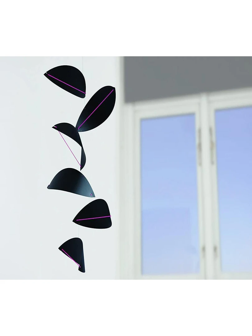 'flensted Mobiles' Cerf Volant Noir Rose