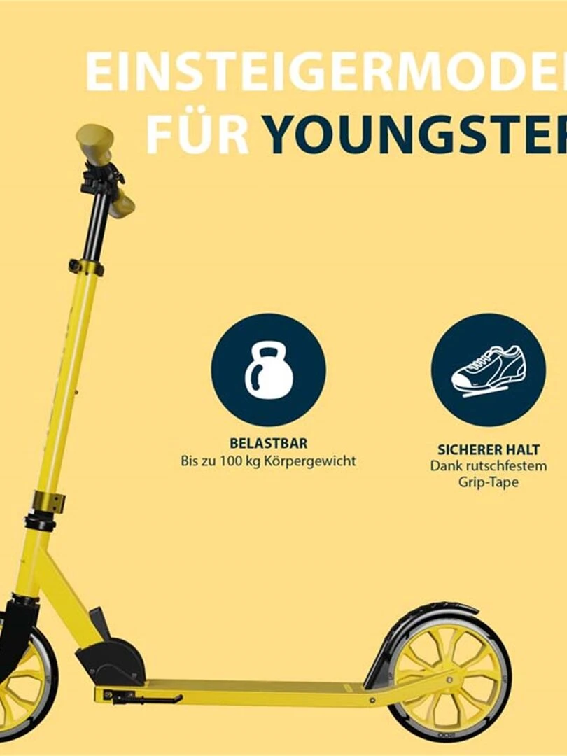 Trottinette Scooter Up 200 jaune   N/A