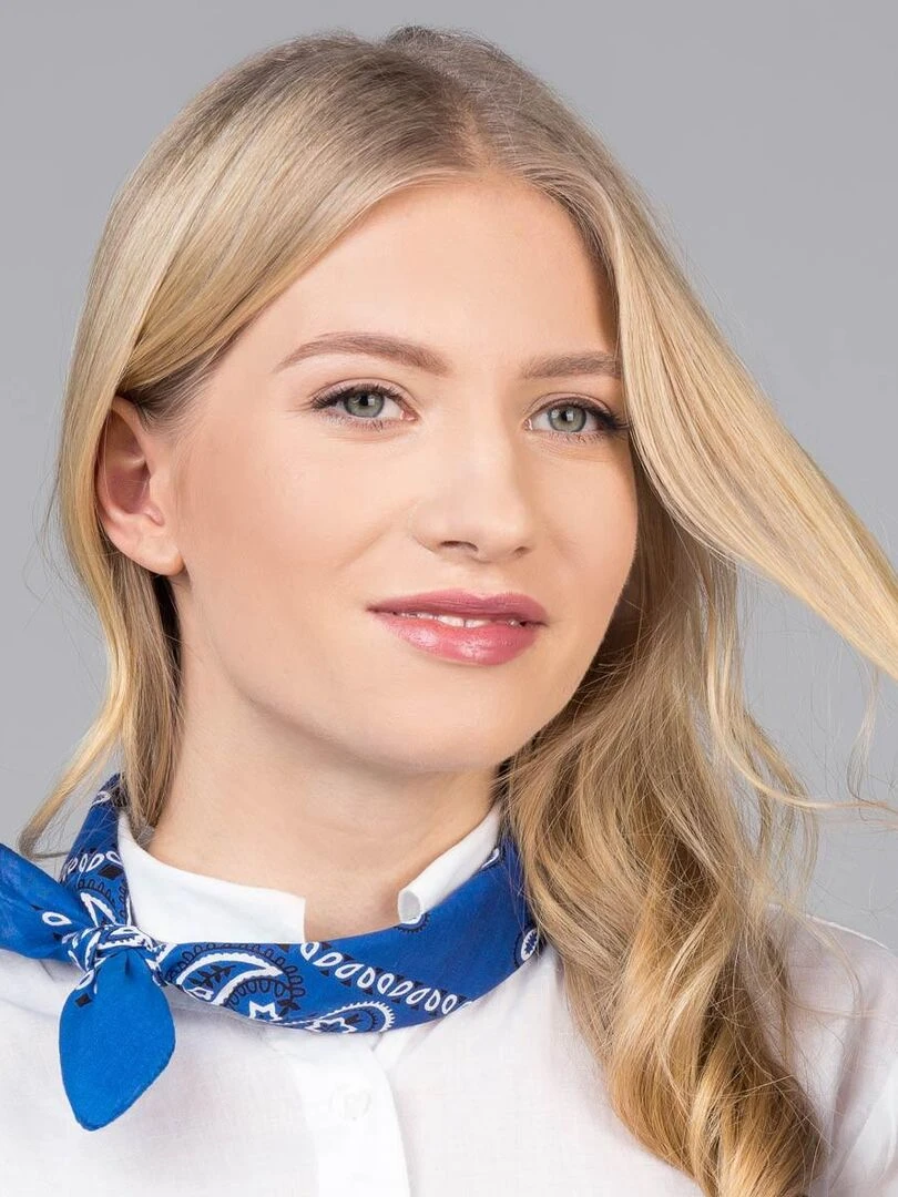 Bandana Coton U.S Premium Bleu roi