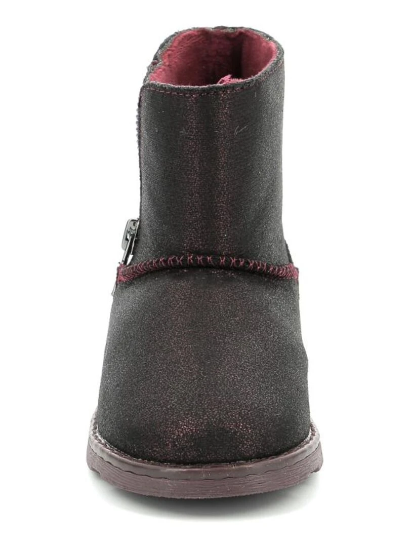 Boots Synthetique Aldize   Bordeaux