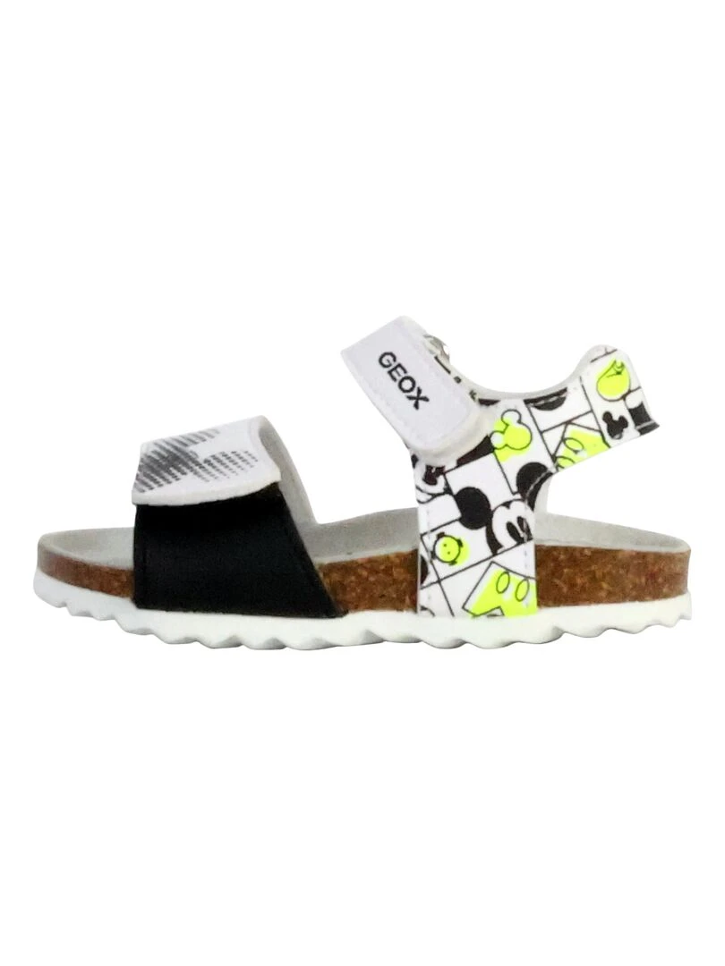 Sandales à Scratch Enfant Geox Chalki Blanc