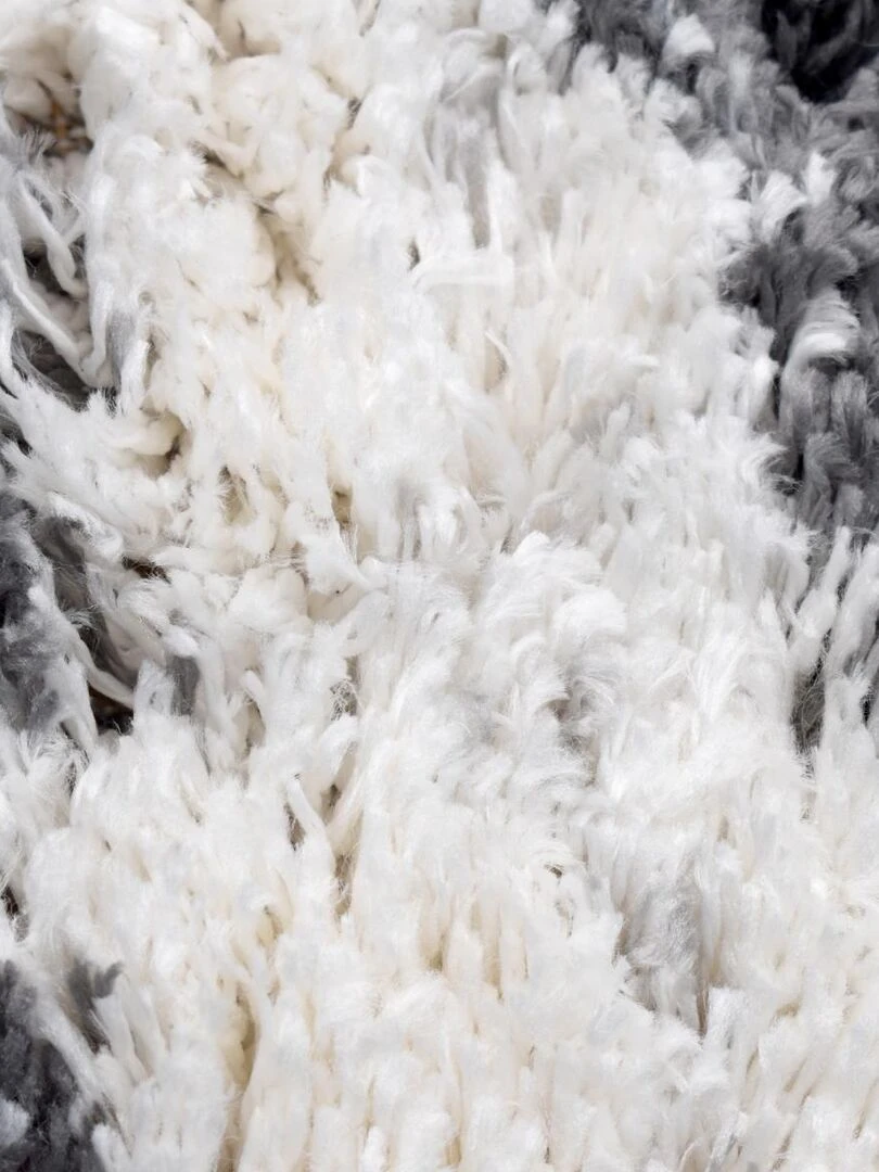 Tapis shaggy DOUX 5 OEKO TEX® Ecru