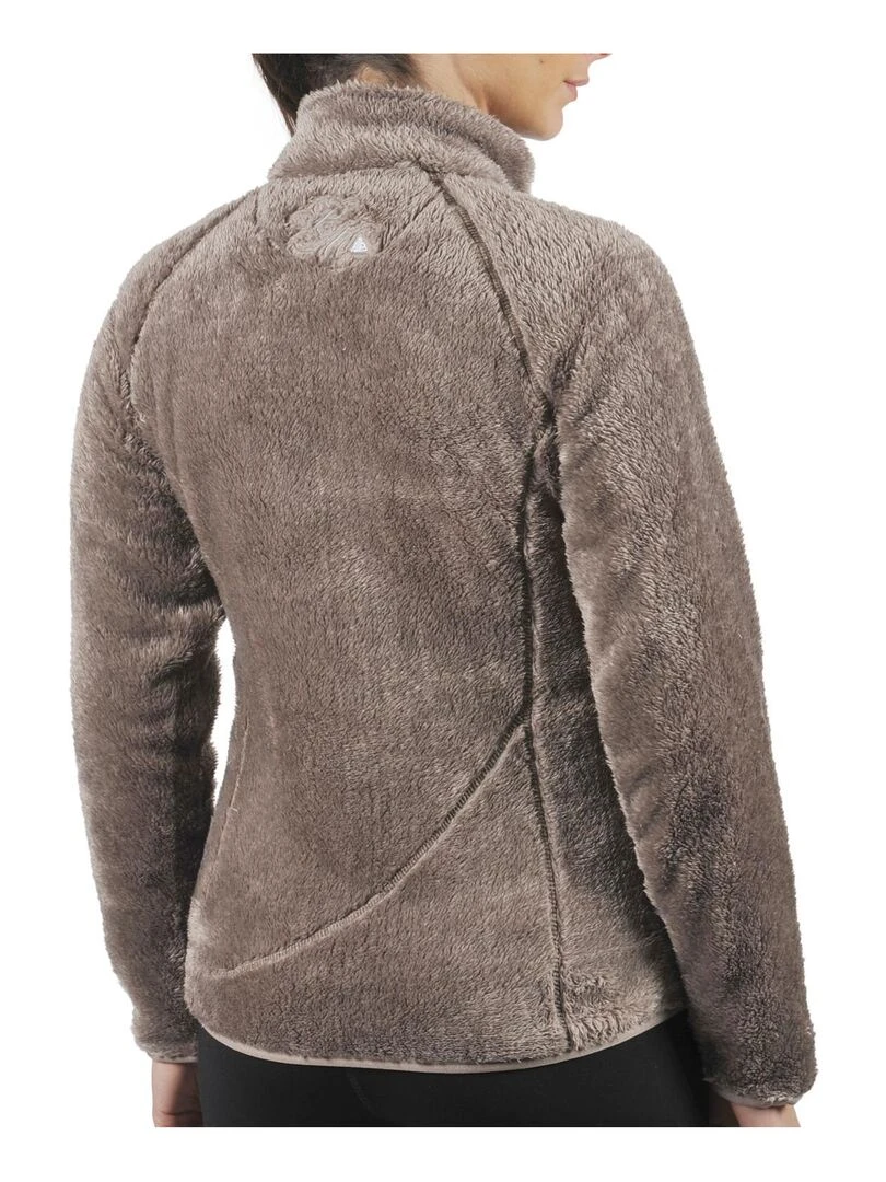 Blouson polaire femme ARIANE Gris taupe