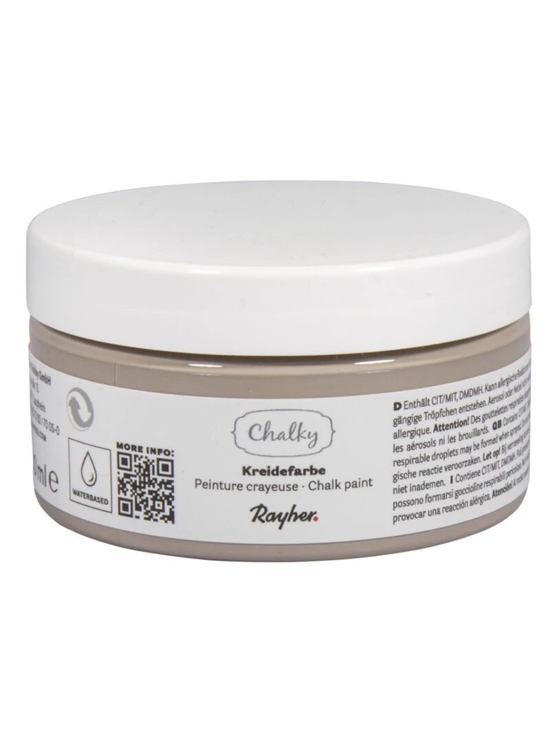Peinture Craie Taupe Chalky Finish 100 ml N/A