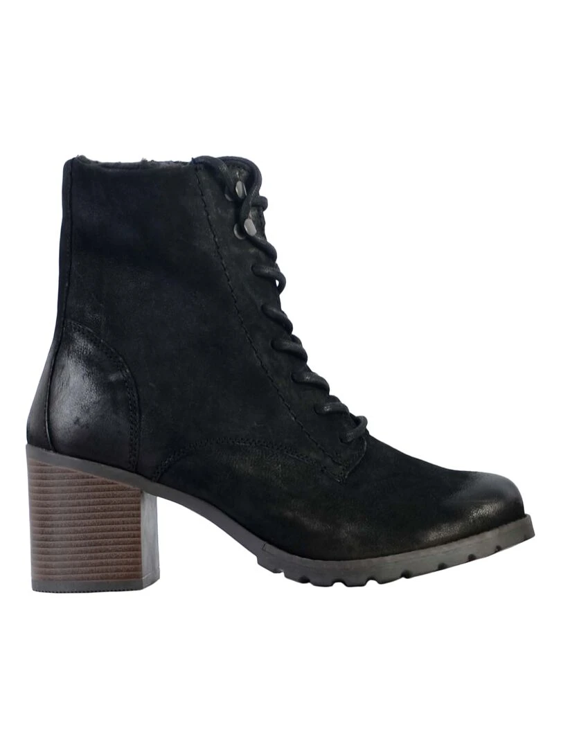 Bottine Cuir Clarks Well Lace Noir