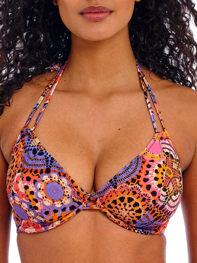 Haut de maillot de bain Santiago Nights Orange