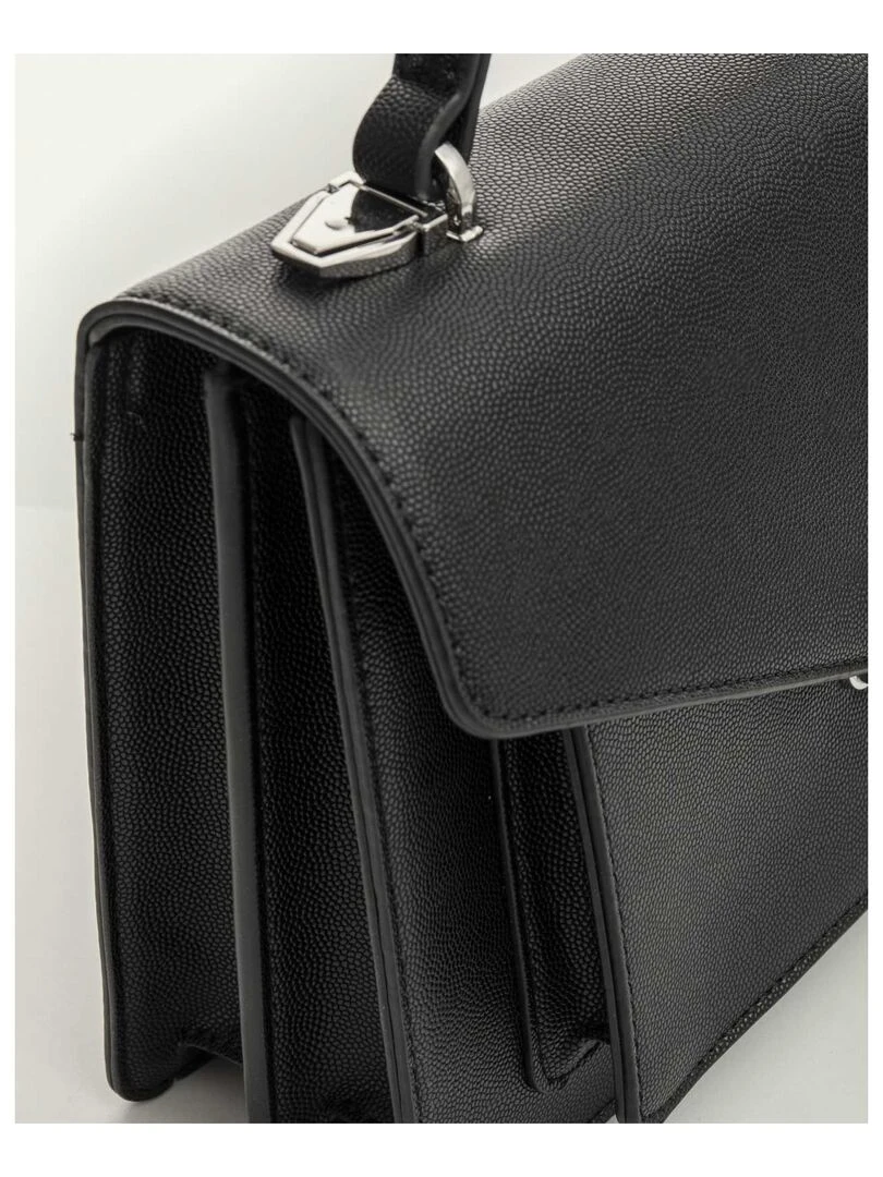 Petit sac similicuir bandoulière amovible DL MARIA   Noir