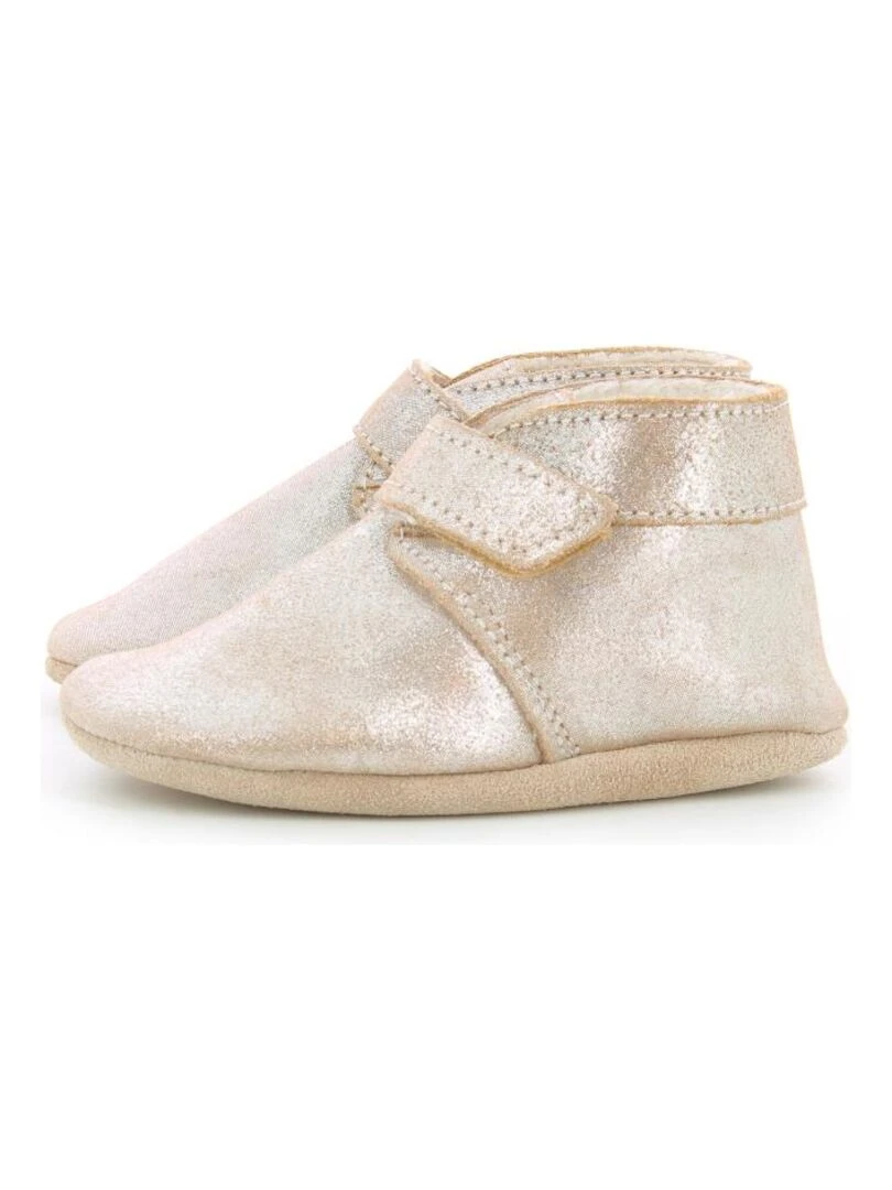 Chaussons Cuir Pole Nord   Bronze