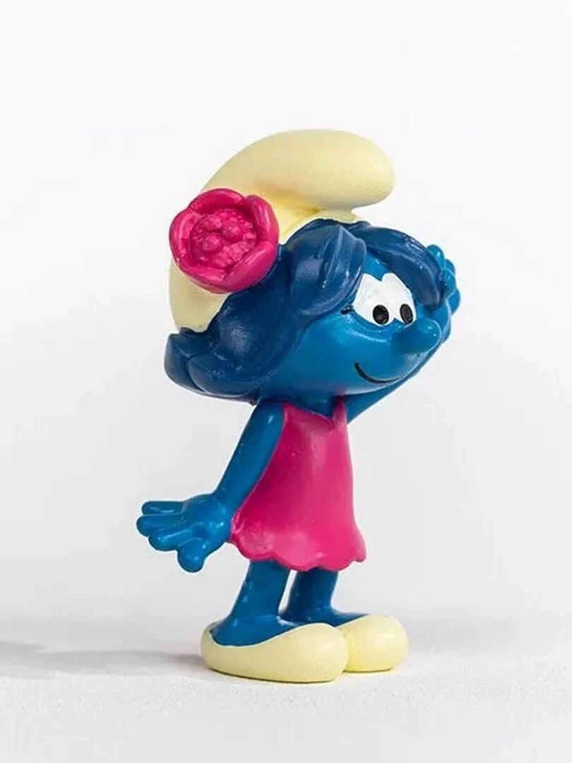 Figurine Schtroumpf : Schtroumpfette avec une fleur N/A