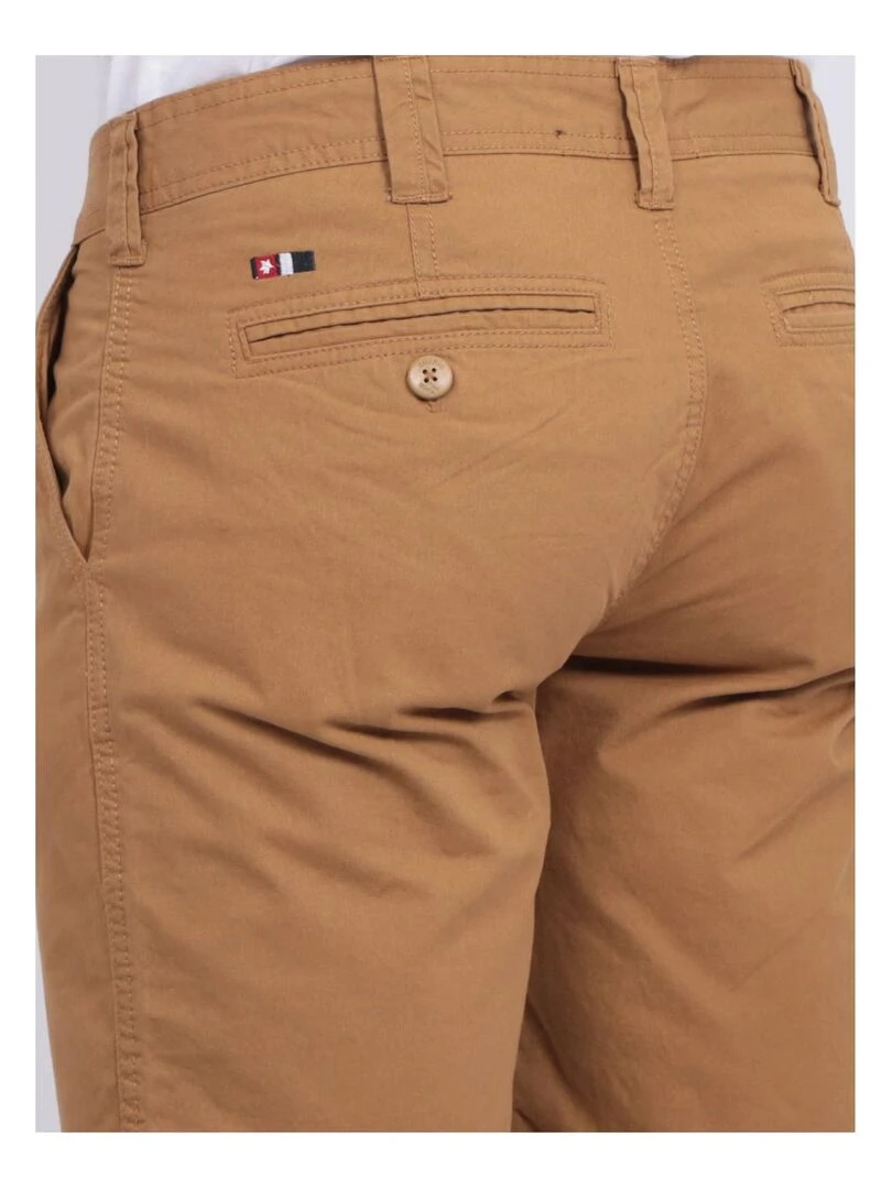 Bermuda chino BAGOO   Marron glacé