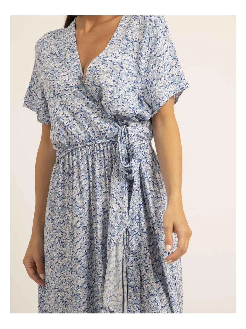 Robe longue motifs IGAELLE   Bleu
