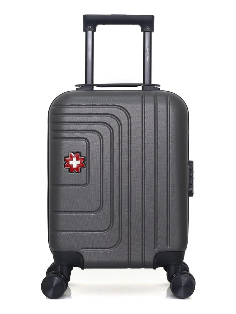 SWISS KOPPER VALISE CABINE XS RÜTI 4 ROUES 46 CM Gris foncé