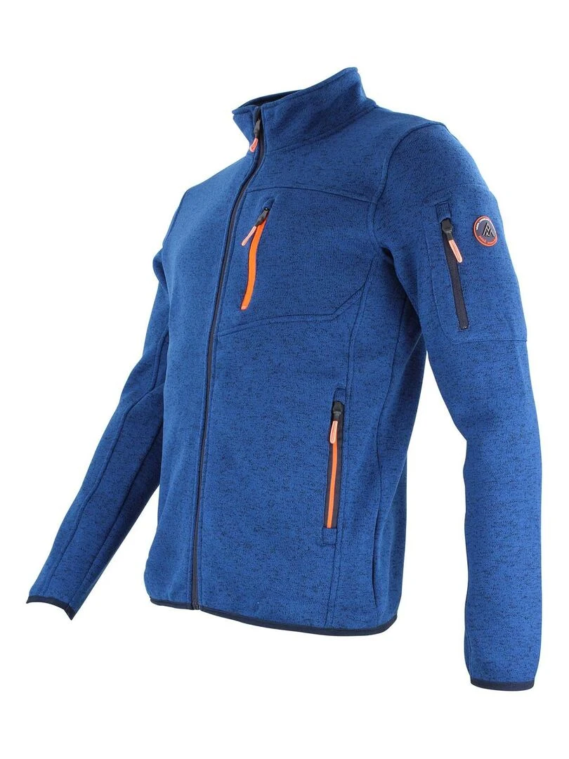 Blouson polaire homme CEMAILLON   PEAK MOUNTAIN   Bleu marine