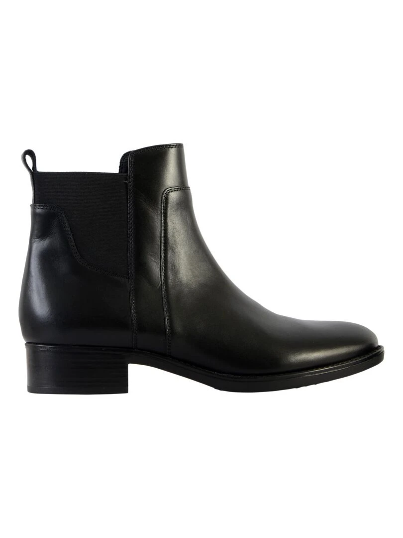 Bottine Cuir Geox Felicity Smo.Lea   Noir