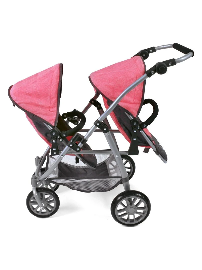 Le buggy Tandem Vario  Mélange anthracite   rose   N/A