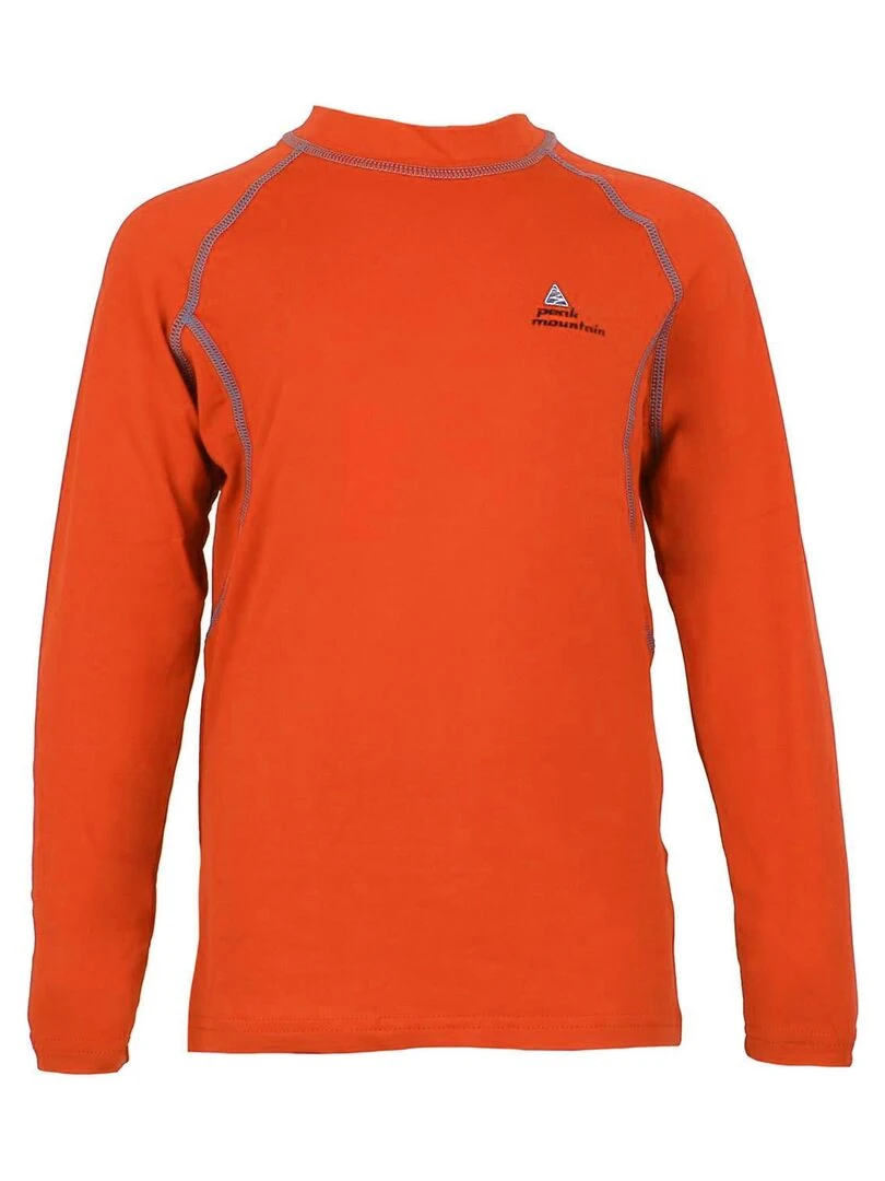 Top technique garçon ECANJO PEAK MOUNTAIN Orange