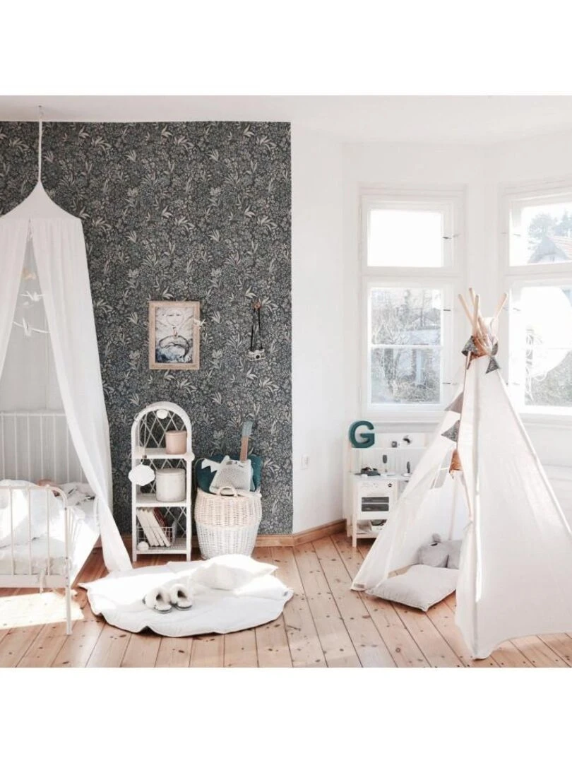 Tente Tipi Blanc Lin Naturel   Moi Mili   N/A