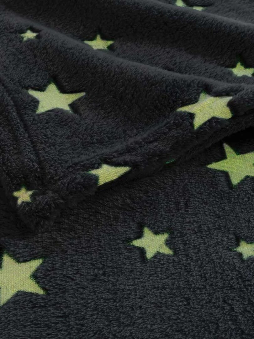 Plaid Fluo Night   Gris