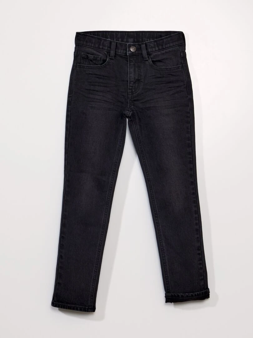 Jean slim 5 poches Noir