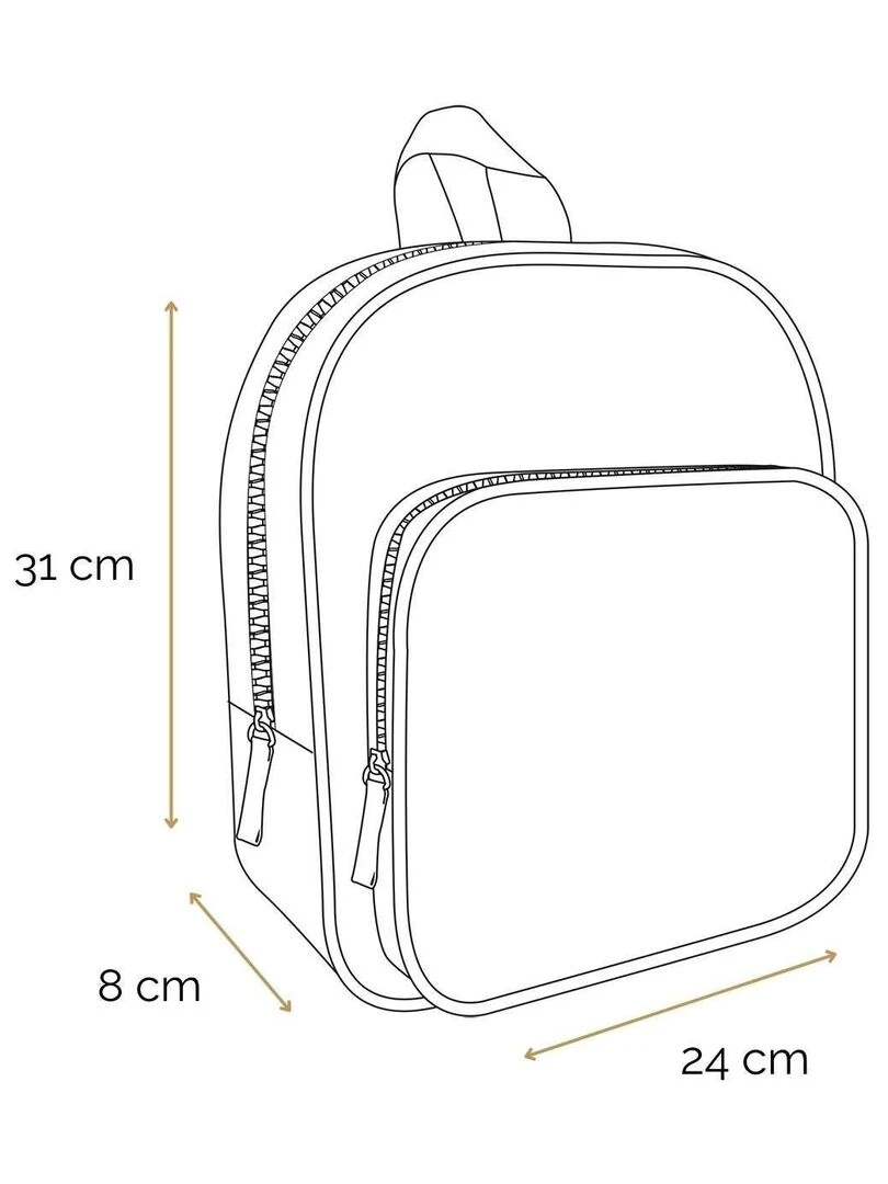 BAGTROTTER Sac à dos 31 cm avec poche maternelle Harry Potter Noir   Noir