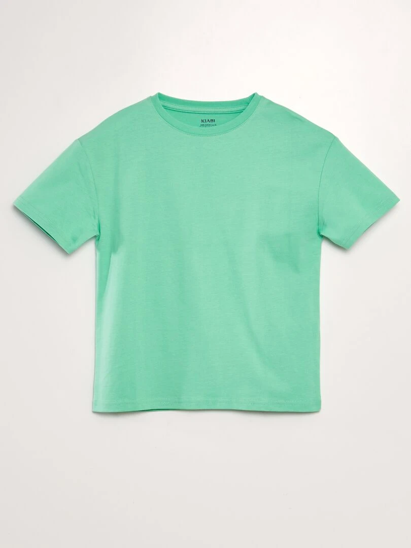 T shirt uni en maille jersey épaisse Tough Cotton™ Vert