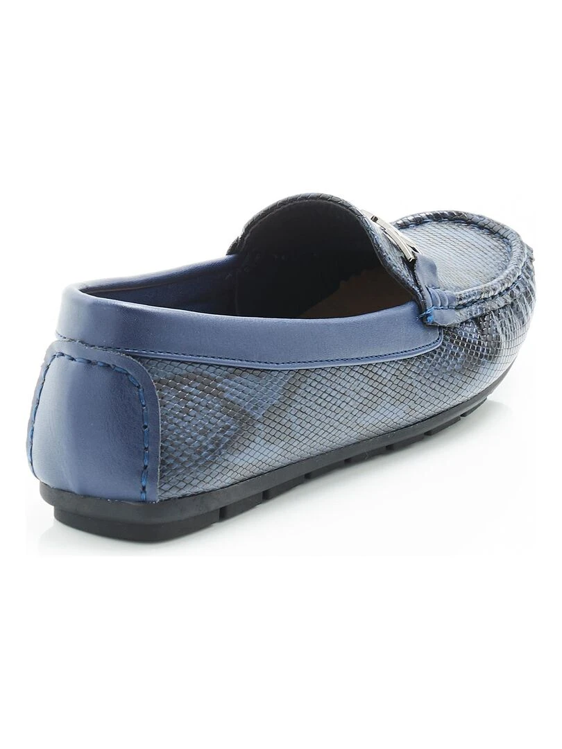 Mocassins avec boucle fantaisie   Damart   Gris Bleu