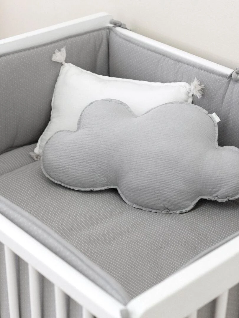 Bemini Tour de parc réversible Pady twin jersey   Gris clair