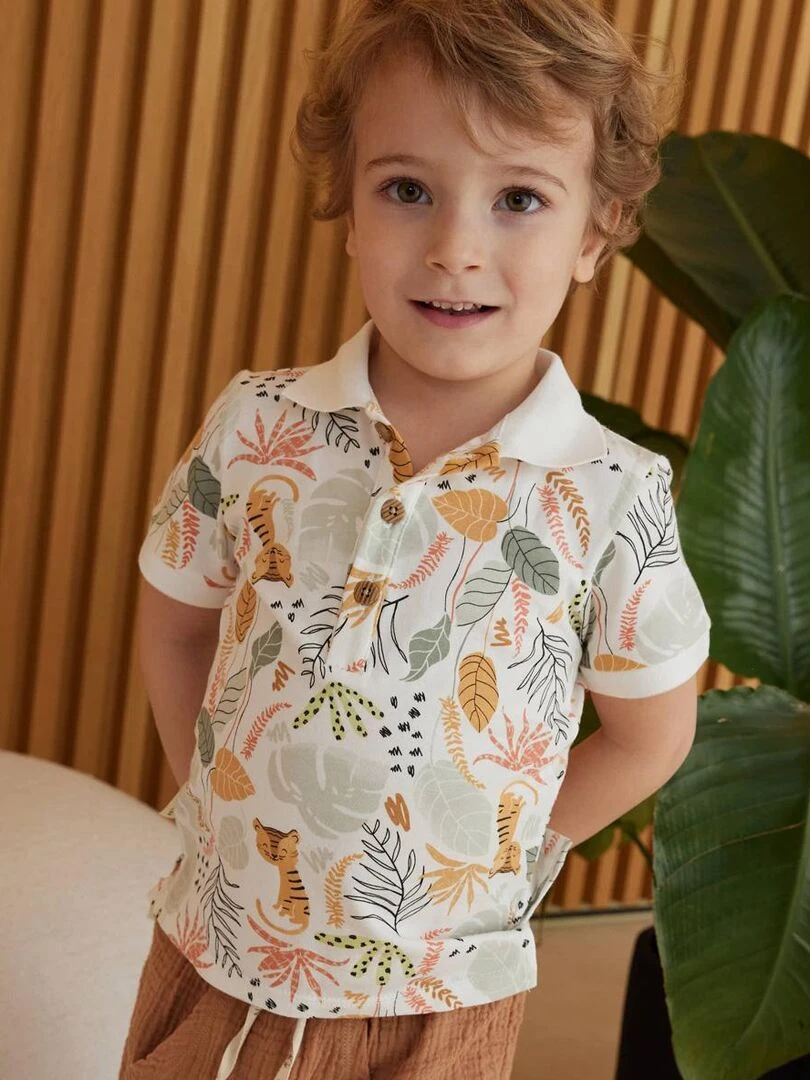 Polo bébé Dumbea   Ecru